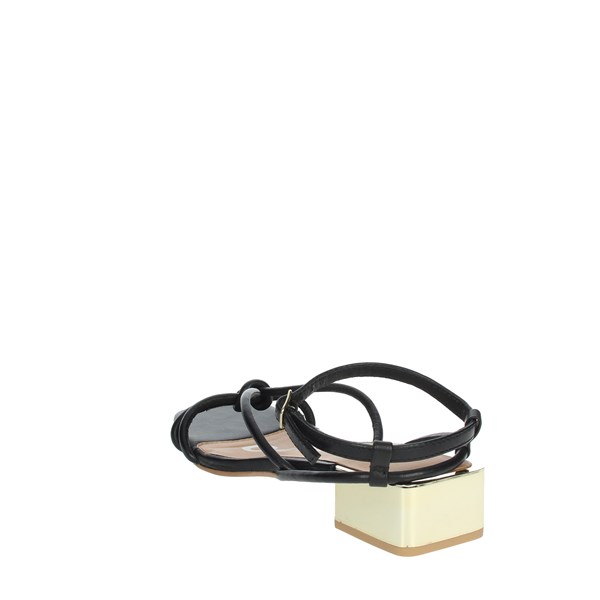 Gioseppo Shoes Flat Sandals Black 65037