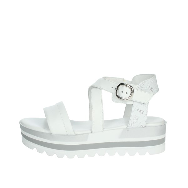 Nero Giardini Shoes Platform Sandals White E218881D