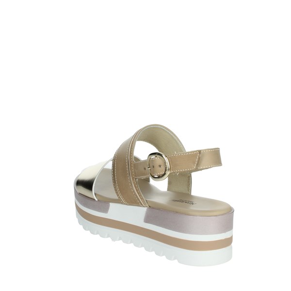 Nero Giardini Shoes Platform Sandals Beige/gold E218880D