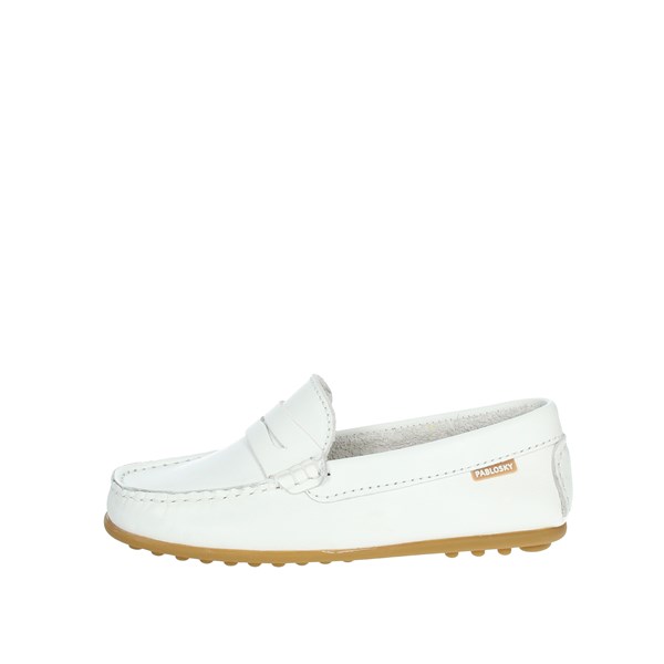 Pablosky Shoes Moccasin White 126300