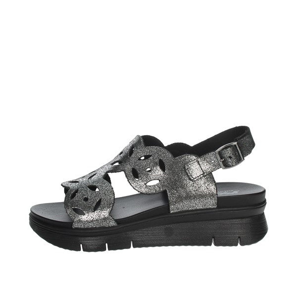 Imac Shoes Platform Sandals Black 157990