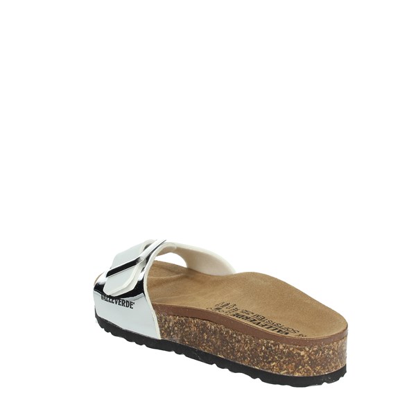 Valleverde Shoes Flat Slippers White/Silver G531838Q