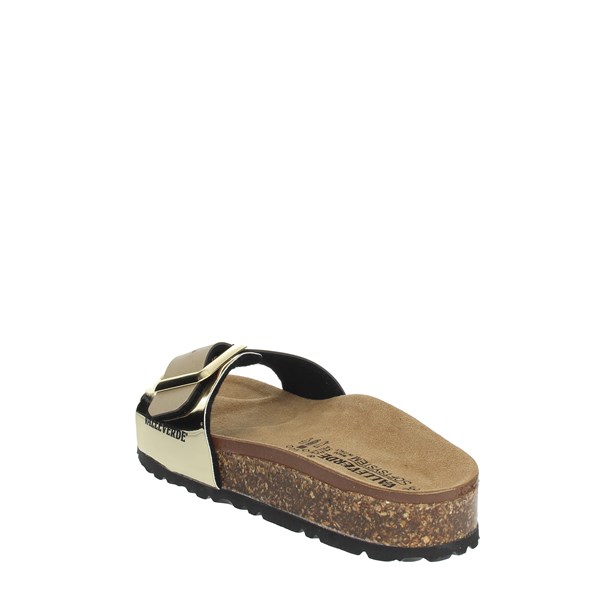Valleverde Shoes Flat Slippers Beige/gold G531838Q