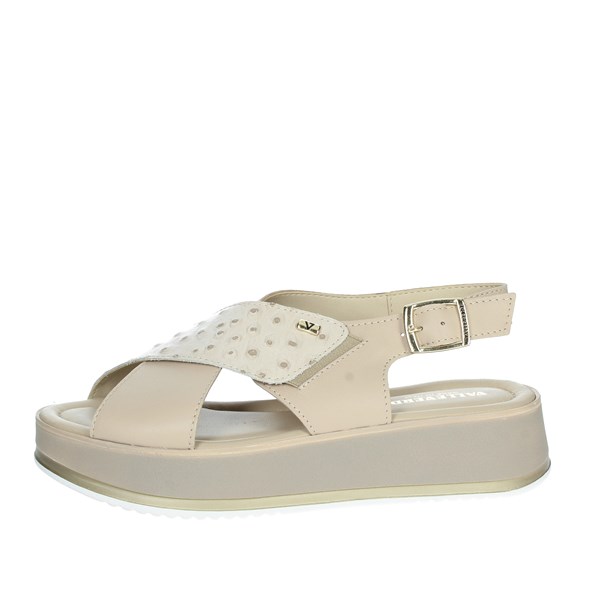 Valleverde Shoes Platform Sandals Beige 32340