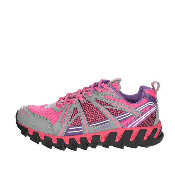 L'alpina Shoes Sneakers Grey/Fuchsia AL002