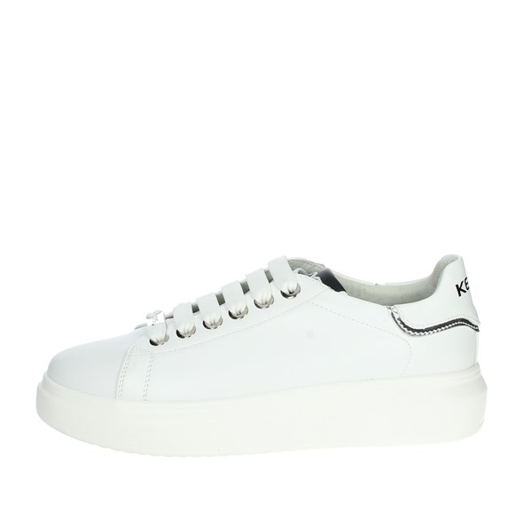 Keys Shoes Sneakers White/Silver K-6004