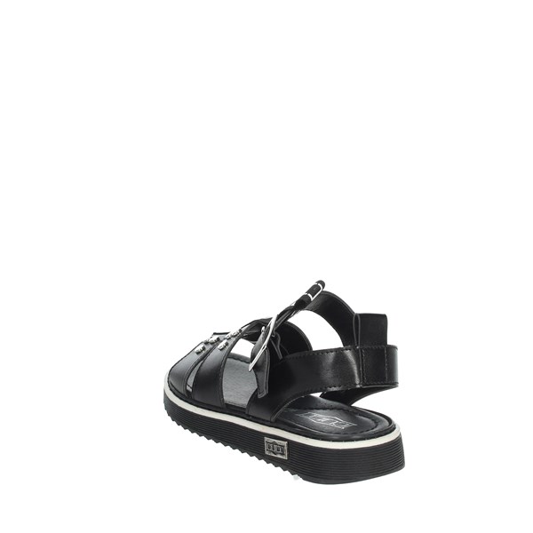 Cult Shoes Flat Sandals Black BEST