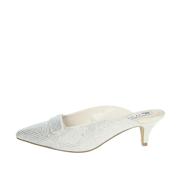 Osey Shoes Sabot White SCSB0020
