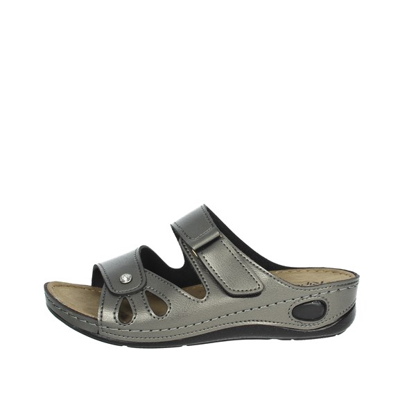 Riposella Shoes Clogs Charcoal grey 15007