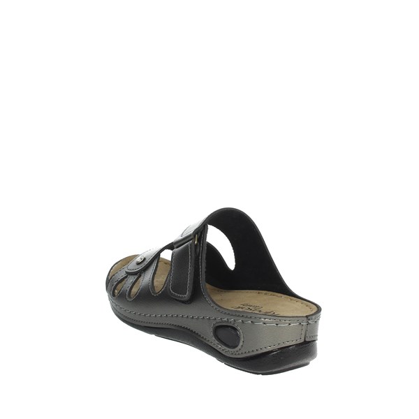 Riposella Shoes Clogs Charcoal grey 15007