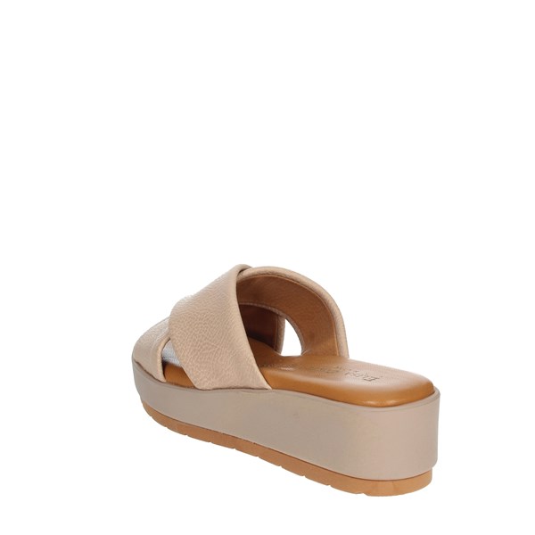 Elisa Conte Shoes Platform Slippers Beige M64