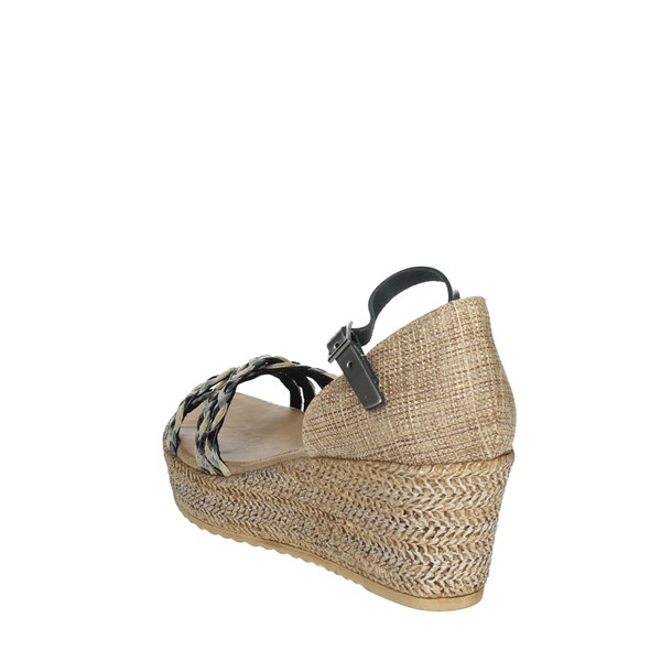 Porronet Shoes Platform Sandals Charcoal grey FI2739