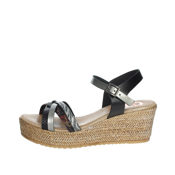 Porronet Shoes Platform Sandals Black FI2738