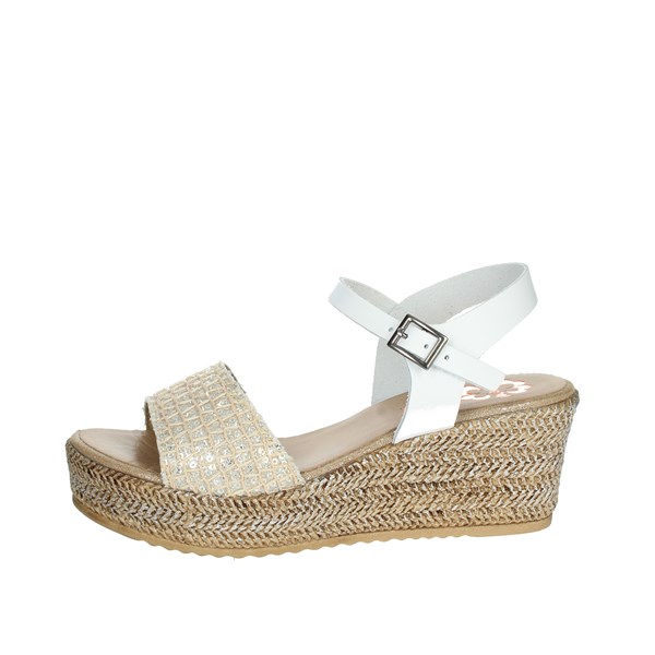 Porronet Shoes Platform Sandals White FI2735