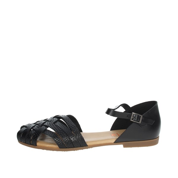 Porronet Shoes Flat Sandals Black FI2701