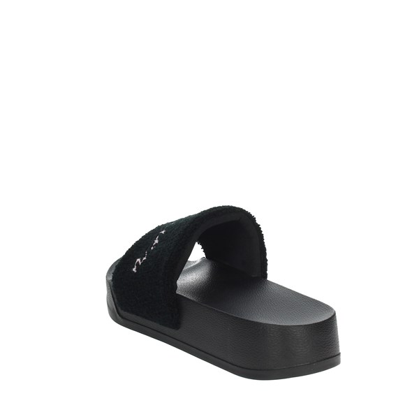 Blauer Shoes Platform Slippers Black S2YUBA02/TER