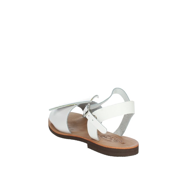 Salento Shoes Flat Sandals White 22Z1