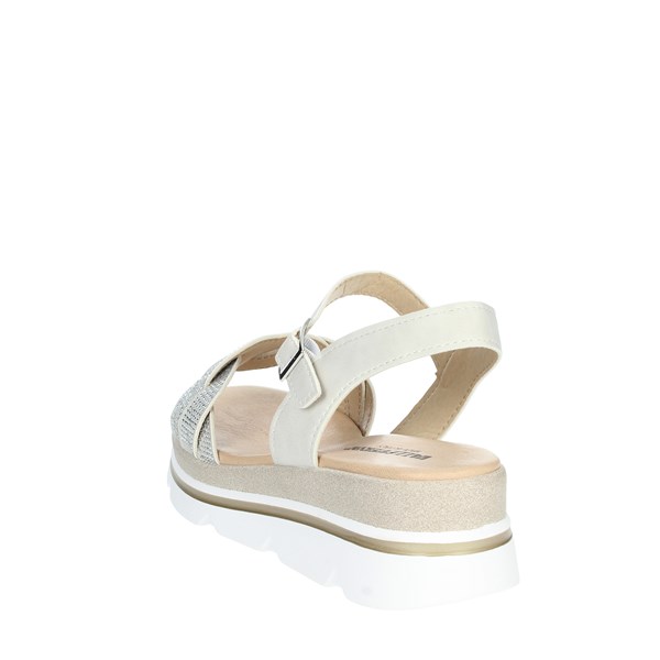 Valleverde Shoes Platform Sandals Silver 55532