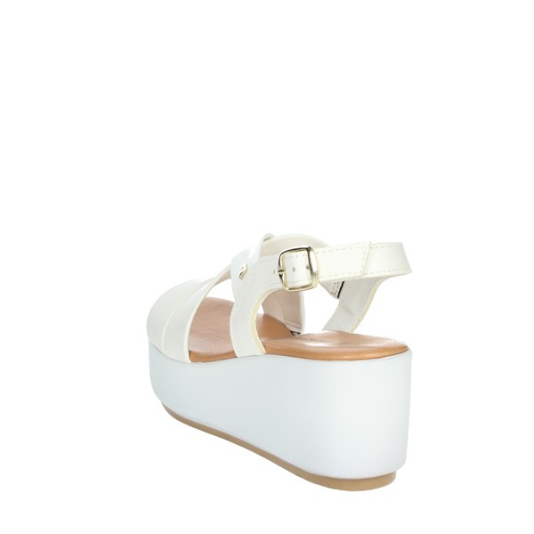 Valleverde Shoes Platform Sandals White 24400