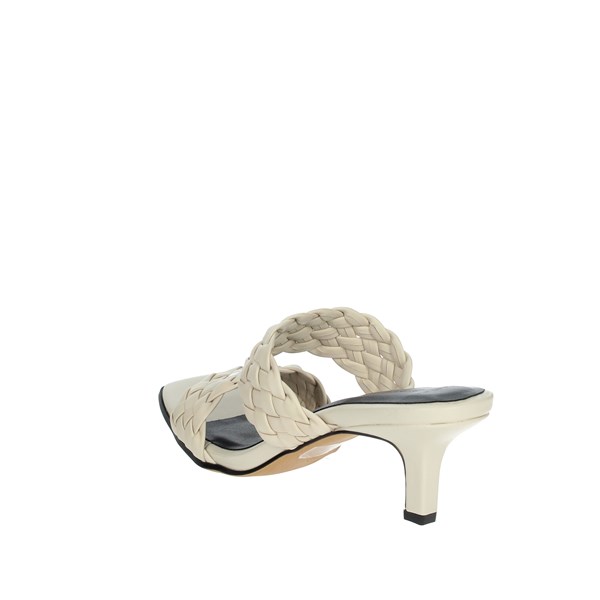 Marco Tozzi Shoes Heeled Slippers Creamy white 2-27243-28