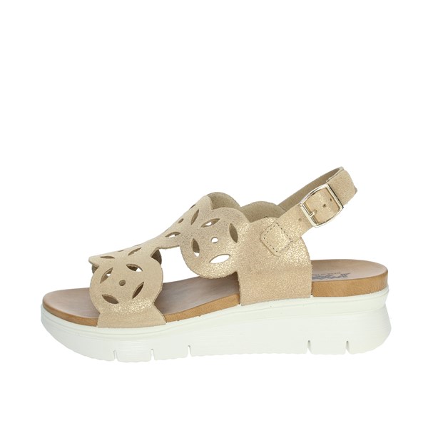 Imac Shoes Platform Sandals Platinum  157990