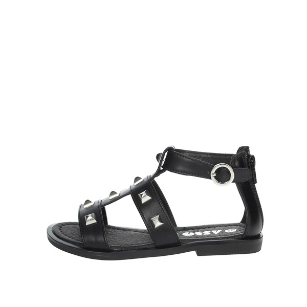 Asso Shoes Sandal Black AG-13370