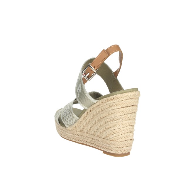 Tommy Hilfiger Shoes Platform Sandals Dark Green FW0FW06355