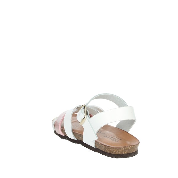 Grunland Shoes Flat Sandals White/Pink SB0783-40
