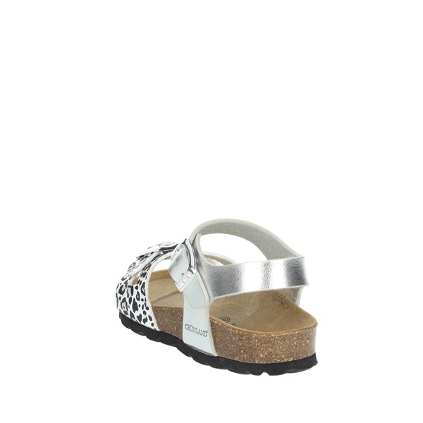 Grunland Shoes Flat Sandals Silver SB1525-40