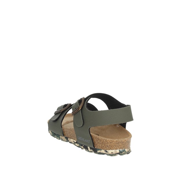Grunland Shoes Flat Sandals Dark Green SB1644-40