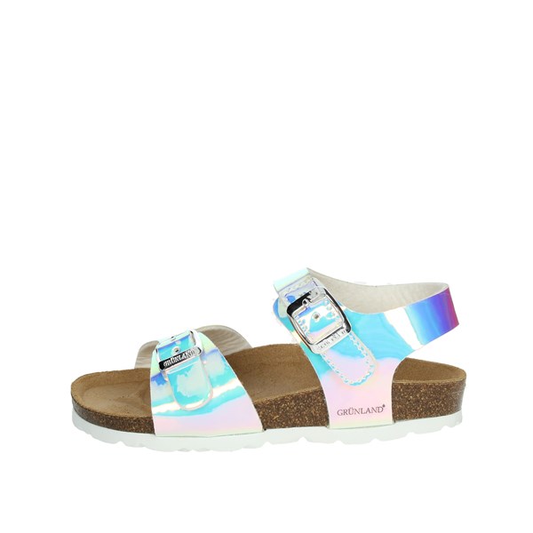 Grunland Shoes Flat Sandals Silver SB1833-40