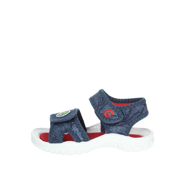 Grunland Shoes Flat Sandals Blue/Red PS0154-48