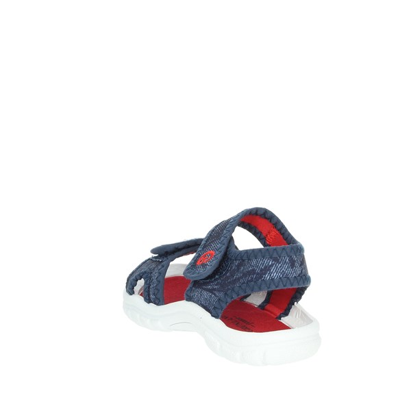 Grunland Shoes Flat Sandals Blue/Red PS0154-48
