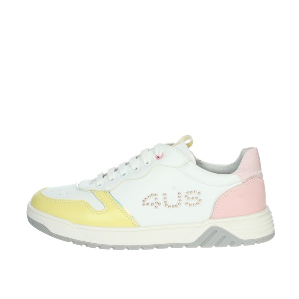 4us Paciotti Shoes Sneakers White/Yellow 41042