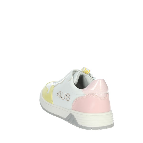 4us Paciotti Shoes Sneakers White/Yellow 41042