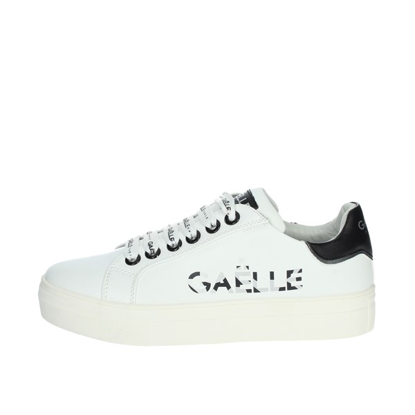 Gaelle Paris Shoes Sneakers White/Black G-1303