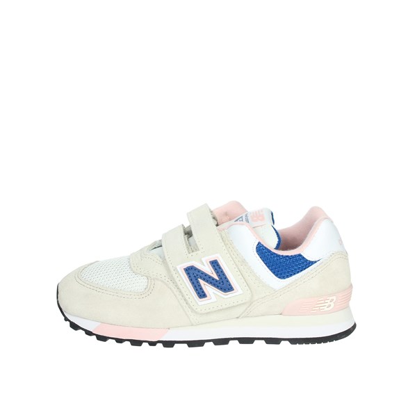 New Balance Shoes Sneakers White/Pink PV574LK1