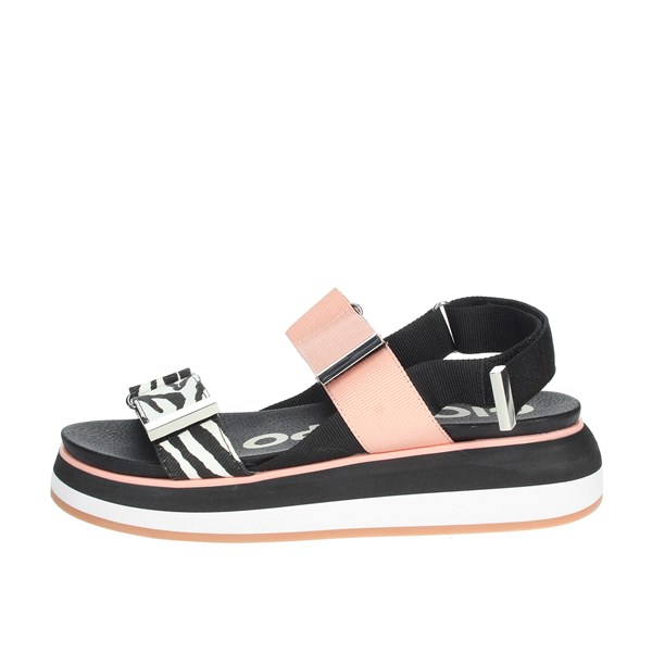Gioseppo Shoes Sabot Black/ Pink 65516