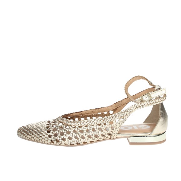 Gioseppo Shoes Ballet Flats Gold 62109
