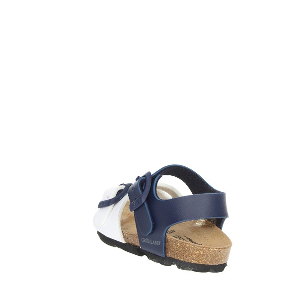Grunland Shoes Flat Sandals White/Blue SB0027-40