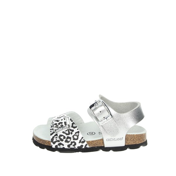 Grunland Shoes Flat Sandals Silver SB0750-40