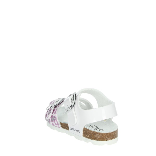 Grunland Shoes Sandal White/Pink SB0750-40