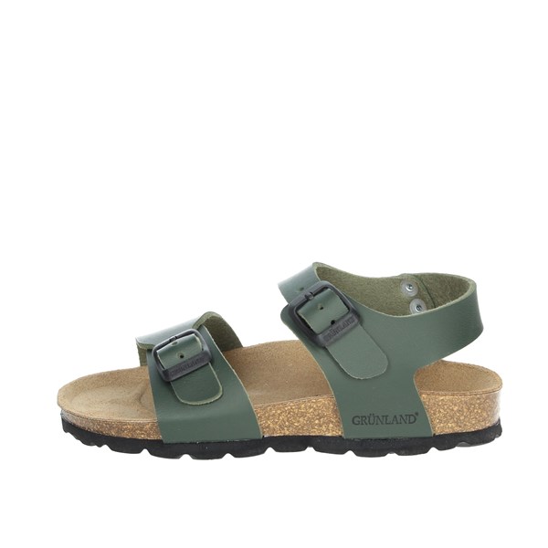 Grunland Shoes Flat Sandals Dark Green SB1206-40