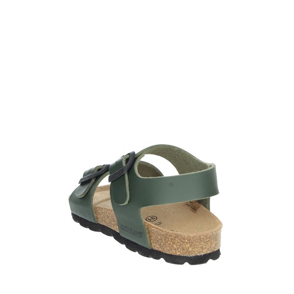 Grunland Shoes Flat Sandals Dark Green SB1206-40