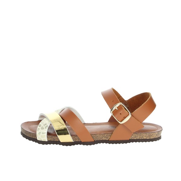 Grunland Shoes Flat Sandals Brown leather SB0782-40