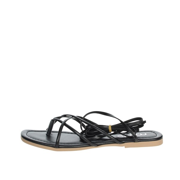 Muds Shoes Flat Sandals Black ART 8