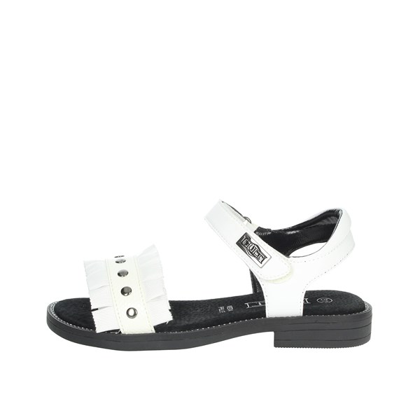 Cult Shoes Flat Sandals White MISS