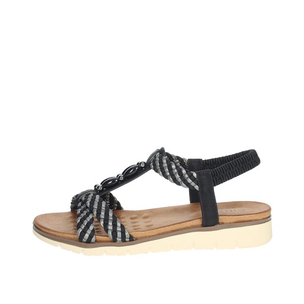 Cinzia Soft Shoes Flat Sandals Black MCA1016