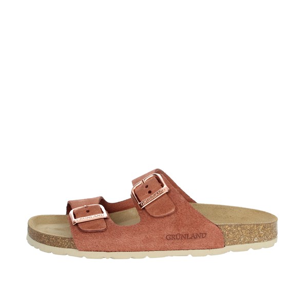 Grunland Shoes Flat Slippers Brick-red CB2631-70