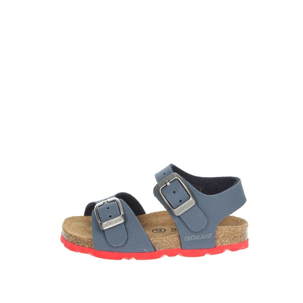 Grunland Shoes Flat Sandals Blue/Red SB0025-40